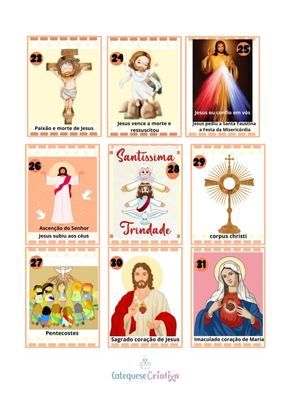 Álbum de figurinhas da catequese - Image 4