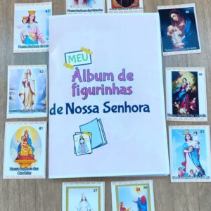 Álbum de figurinhas de Nossa Senhora