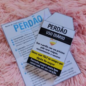 Caixa remédio PERDÃO molde